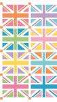 DC570-ORANGE Union Jack Squares Orange Panel