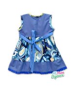 (Jane Dress) Vintage Paisley in Blue - Image 2