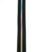 #5 Nylon Coil Zipper Kit in Iridescent Rainbow - 3 yards tape + 12 pulls - Image 4
