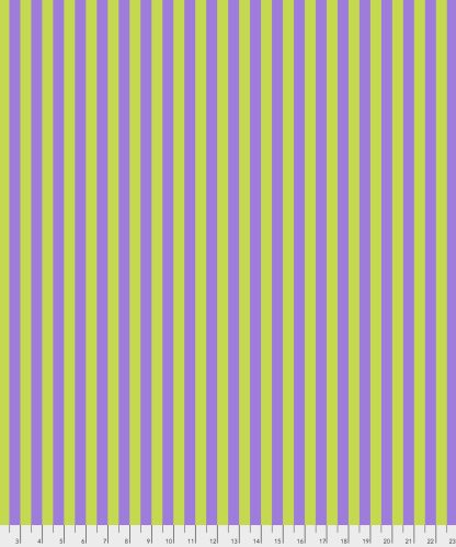 (Tula Pink) True Colors Pom Poms & Stripes, Tent Stripe In Orchid