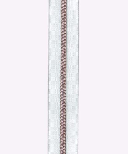 shambijoux zipper nylon rose gold white