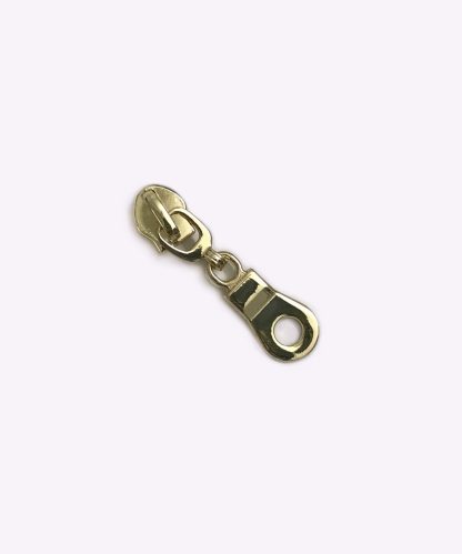 shambijoux zipper pull donut gold