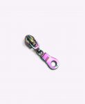 shambijoux zipper pull donut rainbow