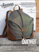 Denver Backpack - PDF Pattern (by Swoon Patterns)