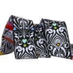 (Tula Pink Ribbons) Linework, Peacock Feather 1 1/2"