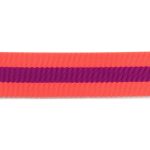 (Tula Pink) Nylon Webbing, Hot Watermelon with Plum 1.5" - Image 2