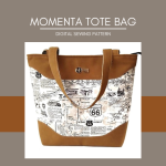 Momenta Tote Bag English & Malay Language – PDF Pattern (by Izza Zaya)