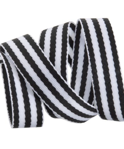 Black/White- 1"- Tula Pink Webbing