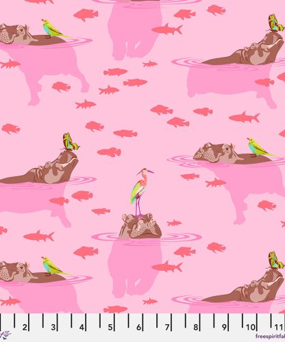 (Tula Pink) Everglow, My Hippos Don't Lie in Nova