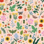 (Rifle Paper Co.) Curio, Curio in Blush Metallic