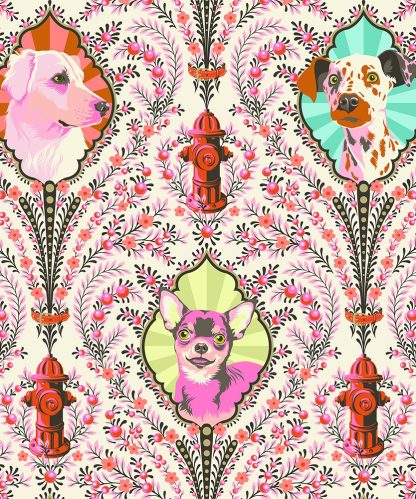 (Tula Pink) Besties, Puppy Dog Eyes in Blossom