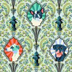 (Tula Pink) Besties, Puppy Dog Eyes in Bluebell