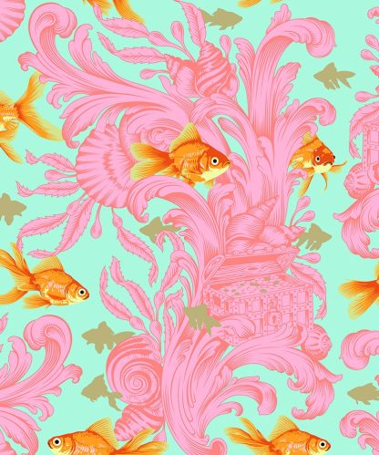 (Tula Pink) Besties, Treading Water in Blossom