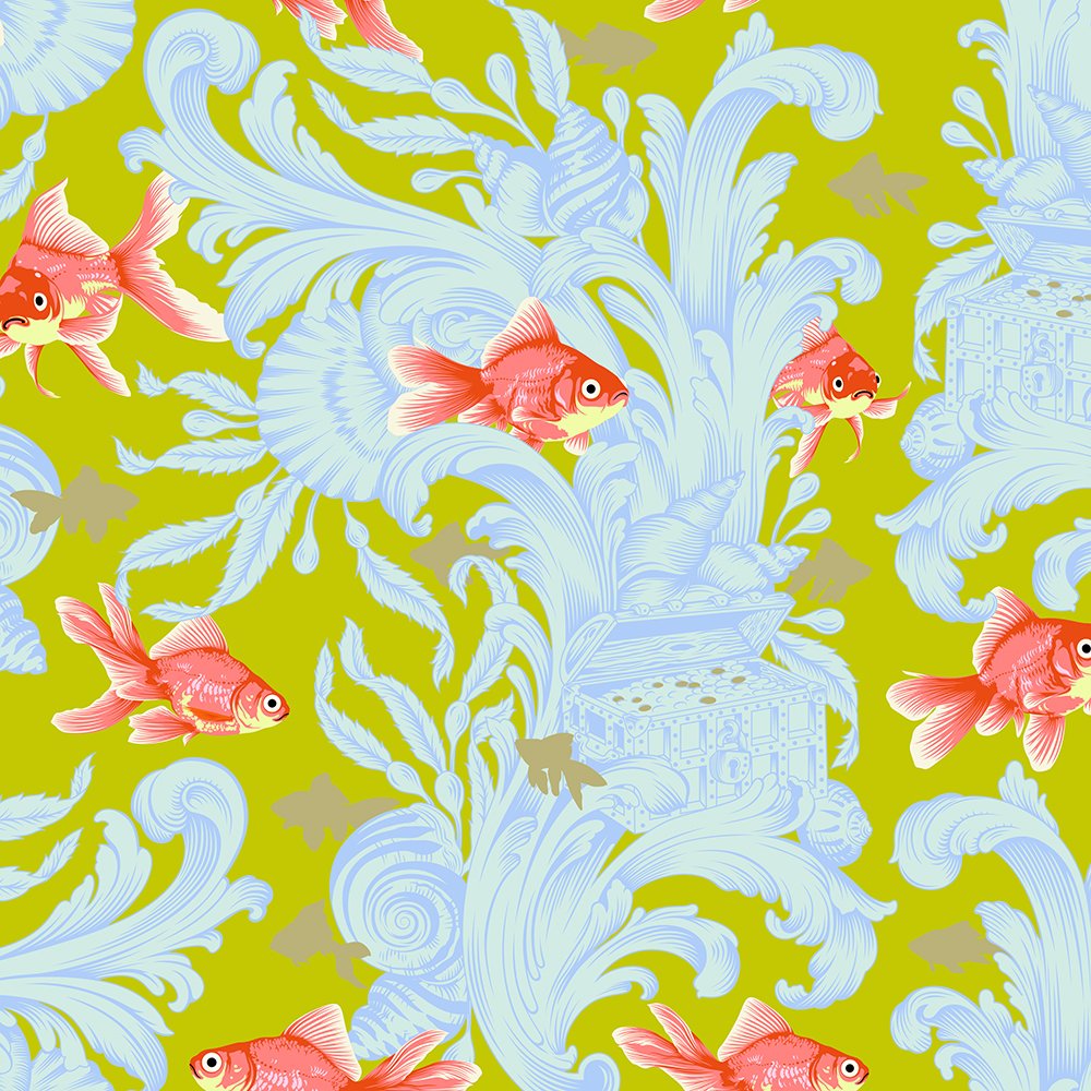 (Tula Pink) Besties, Treading Water in Clover