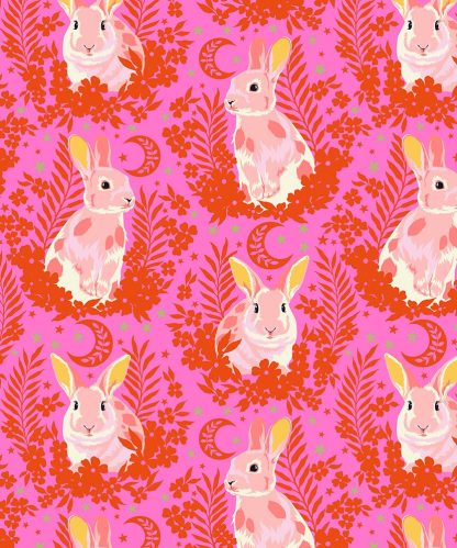 (Tula Pink) Besties, Hop To It in Blossom