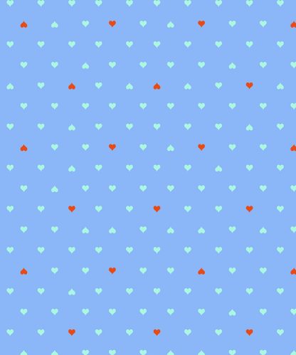 (Tula Pink) Besties, Unconditional Love in Bluebell