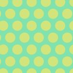 (Tula Pink) Roar!, Dinosaur Eggs in Mint