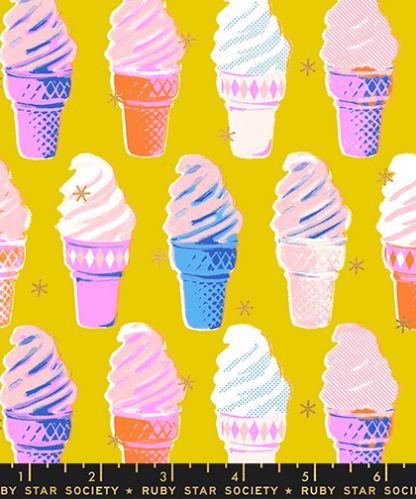 (Melody Miller) Best Day Ever, Ice Cream in Golden Metallic