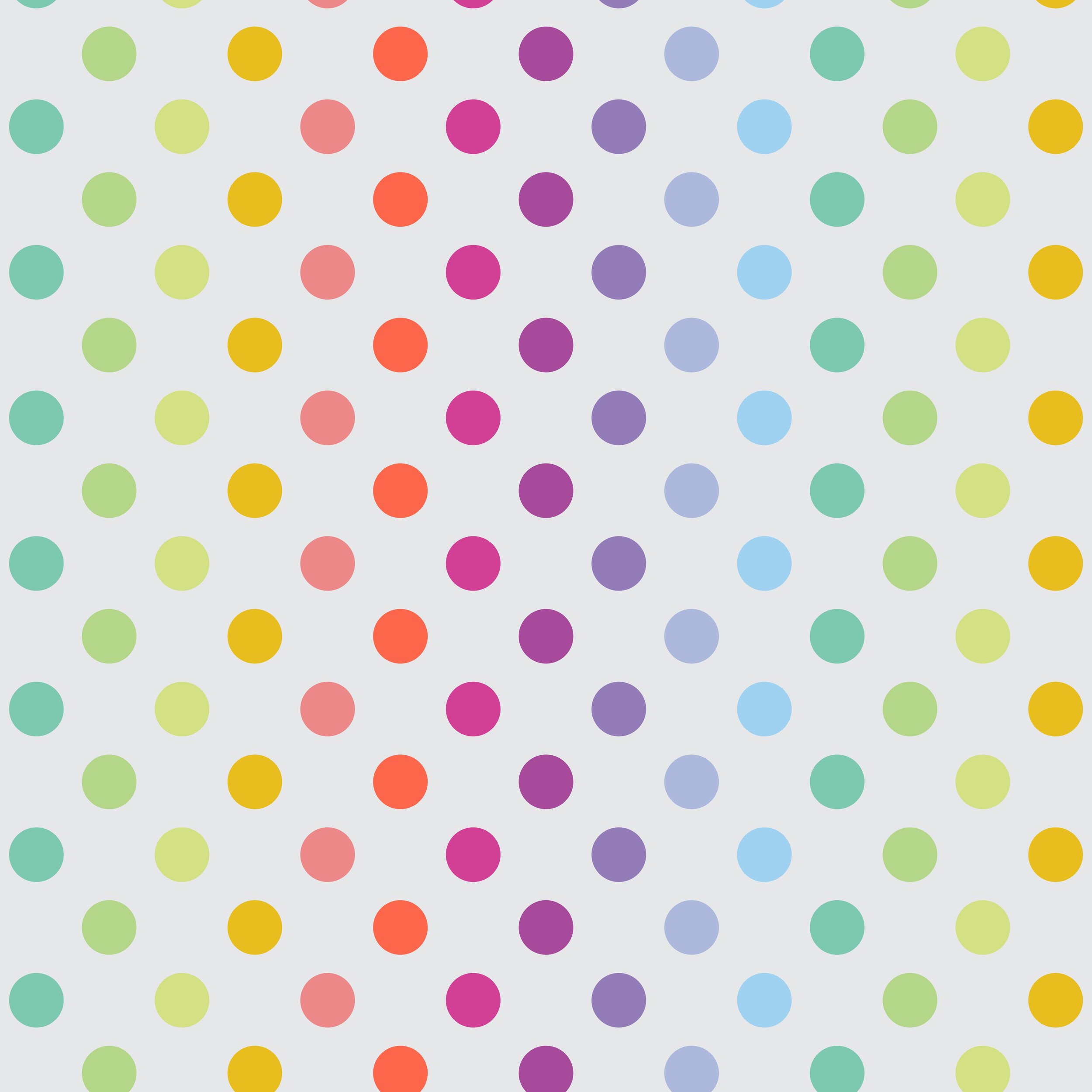 PWTP257_lightrainbowdotai (Tula Pink) Graywork, Disco Poms in Whisper - Image 1